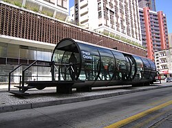 Paradas de autobús modernas