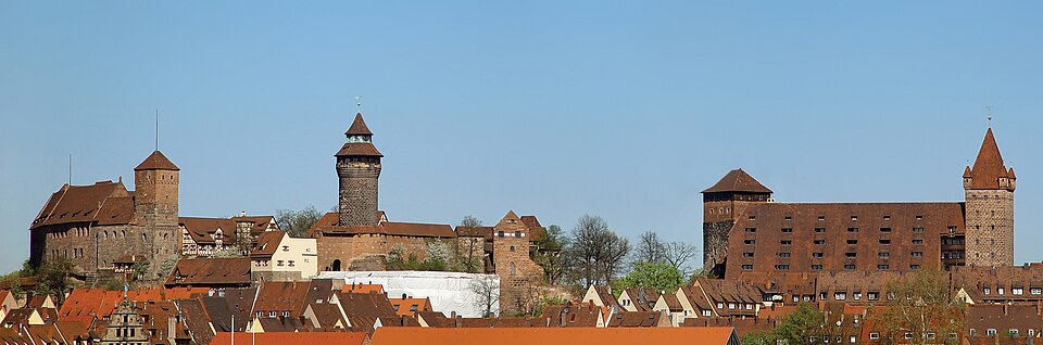 Vista de la ciudad de Núremberg