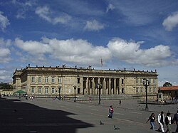 Capitolio Nacional de Colombia, sede del poder legislativo.