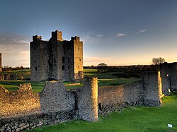 Restos del castillo de Trim del siglo XII en el condado de Meath