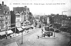 Plaza principal de Roubaix a comienzos del siglo XX