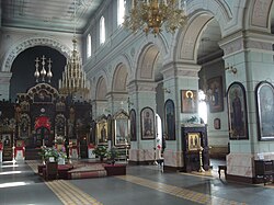 Interior de la Catedral de San Boris y Gleb