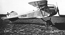 Albatros D.III serie 253 con modificaciones en la nariz