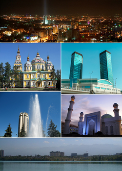 Panorama urbano de Almaty