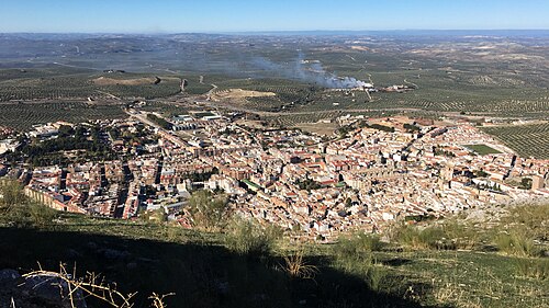 Paisaje de Martos en Jaén
