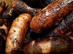Butifarra fresca cocinada