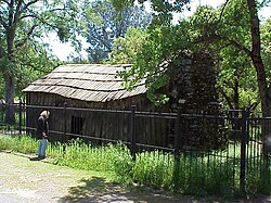 Cabaña donde Twain escribió su primer trabajo importante