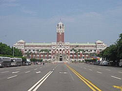 Edificio presidencial situado en Taipéi