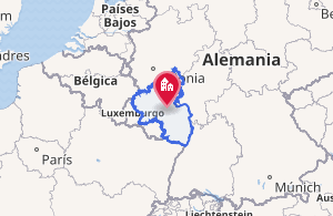 Mapa político de Renania-Palatinado