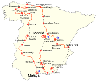 Mapa y detalles de la Vuelta a España 2006