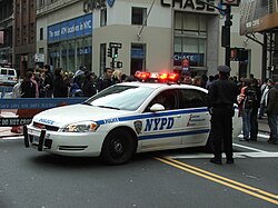 Vehículo del Departamento de Policía de Nueva York