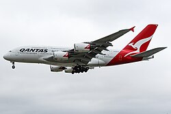 A380 en fase de pruebas de vuelo