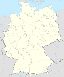 Mapa de ubicación de Fráncfort en Alemania