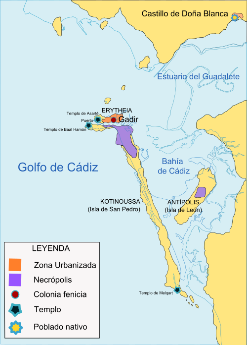 Islas Gadeiras en la antigüedad