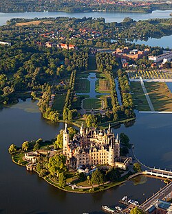 Vista del Castillo de Schwerin