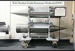 Ojiva Nuclear Penetradora de Tierra W61