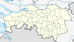 Mapa de ubicación en Brabante Septentrional