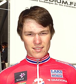Fotografía del ciclista profesional noruego Søren Wærenskjold