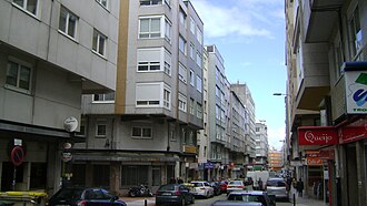 Calle típica del barrio