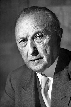 Konrad Adenauer, canciller alemán