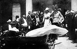 El archiduque Francisco Fernando y su esposa en Sarajevo
