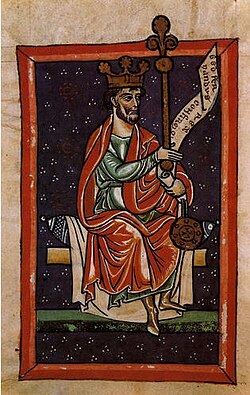 Miniatura medieval de Fernando I de Castilla