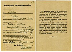 Documento histórico de 1934