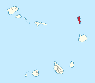 Infografía de la ubicación de la Isla de Sal