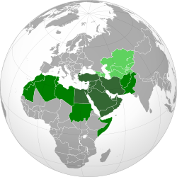Mapa del Gran Oriente Medio