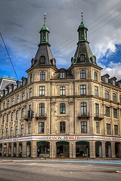 La esquina de Vendersgade y Nørre Søgade