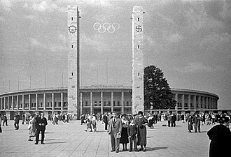 Entrada principal al Estadio Olímpico de Berlín