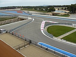Antigua zona de boxes del circuito