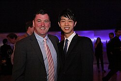 Yuzuru Hanyu y Brian Orser