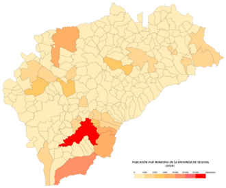 Representación cartográfica de la distribución demográfica municipal