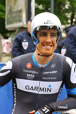 Tyler Farrar compitiendo en el año 2011