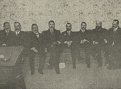 Reunión de dirigentes de la Lliga Regionalista en enero de 1912