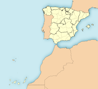 Ubicación de Las Palmas de Gran Canaria en España