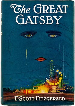 Portada de la primera edición de El gran Gatsby de 1925