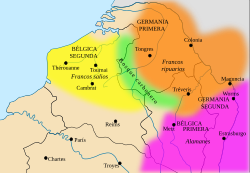 Los francos en el norte de la Galia en la segunda mitad del siglo V