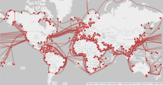 Mapa de cables submarinos