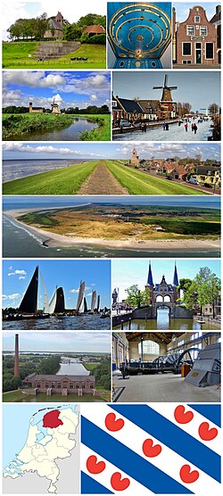 Paisaje rural de la provincia de Frisia