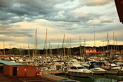 El puerto de Grosseto, en el barrio Marina