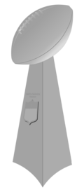 Representación del Trofeo Vince Lombardi