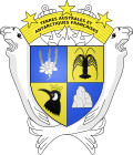 Escudo oficial de las Tierras Australes y Antárticas Francesas