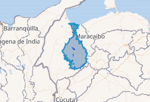 Mapa detallado del sistema lacustre