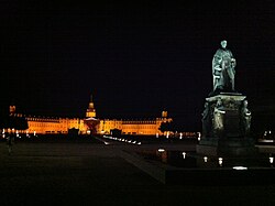 Palacio de Karlsruhe de noche