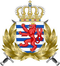 Emblema oficial de las Fuerzas Armadas de Luxemburgo