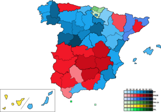 Cartel informativo de las elecciones municipales de 1999