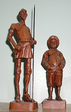 Ilustración de Don Quijote y Sancho Panza.