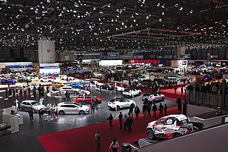 Vista general del Salón del Automóvil de Ginebra